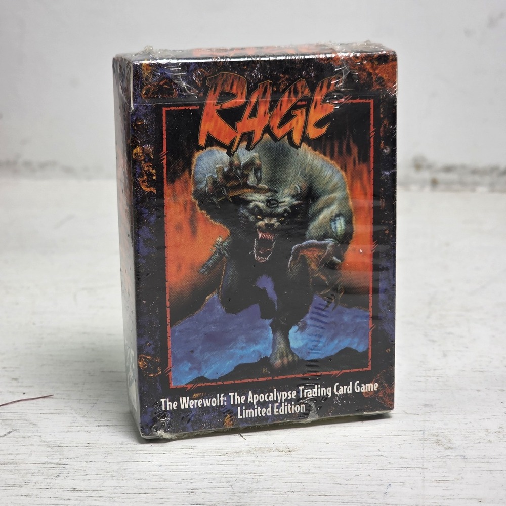 Rage Werewolf Apocalypse CCG Limited Edition Starter Deck 1995 White Wolf Sealed